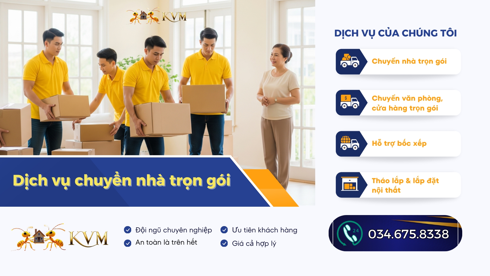 Dịch Vụ Chuyển Nhà Kiến Vàng Moving