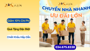 Kiến Vàng thường xuyên triển khai nhiều chương trình ưu đãi và khuyến mãi hấp dẫn, giúp khách hàng tiết kiệm chi phí khi sử dụng dịch vụ chuyển nhà trọn gói.